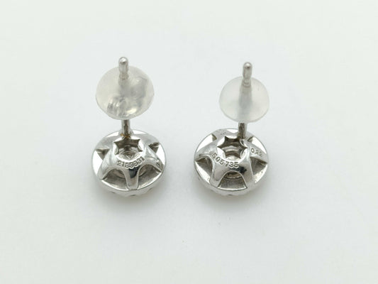 D0.15/0.15ct Melee Diamond PT900 2.4g Earrings