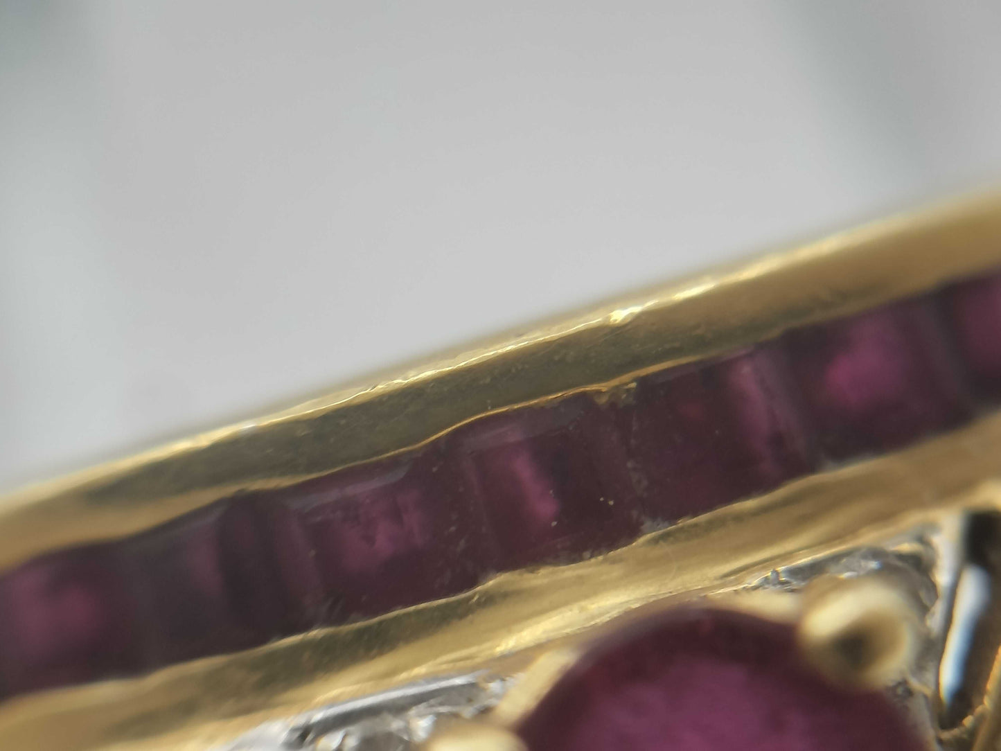 Ruby Diamond 750 6.7g Ring