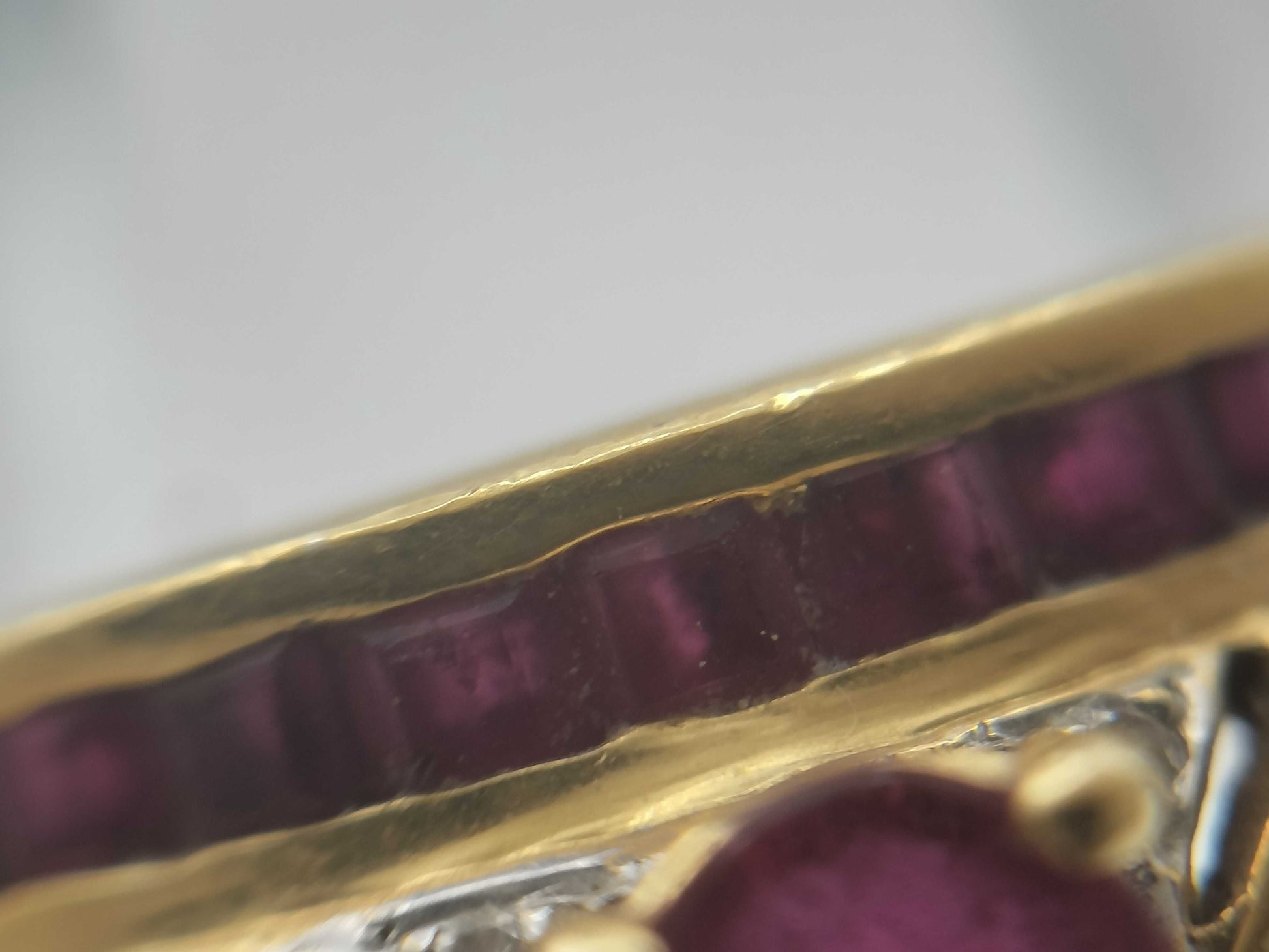 Ruby Diamond 750 6.7g Ring