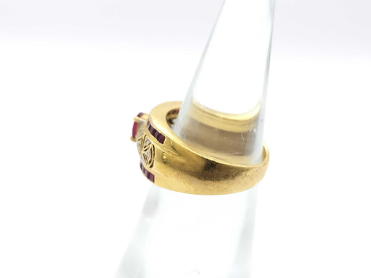 Ruby Diamond 750 6.7g Ring