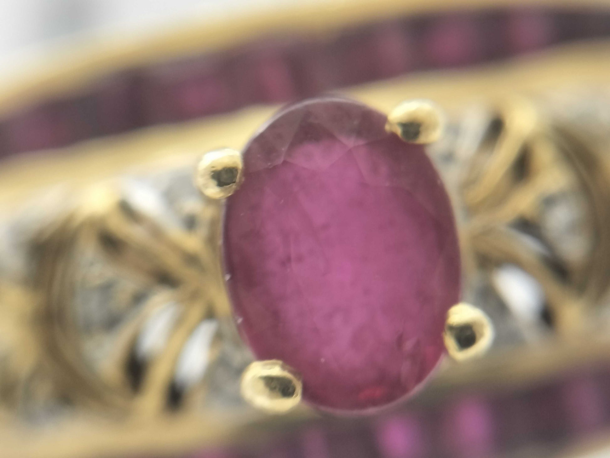 Ruby Diamond 750 6.7g Ring