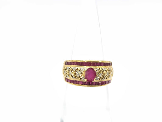 Ruby Diamond 750 6.7g Ring