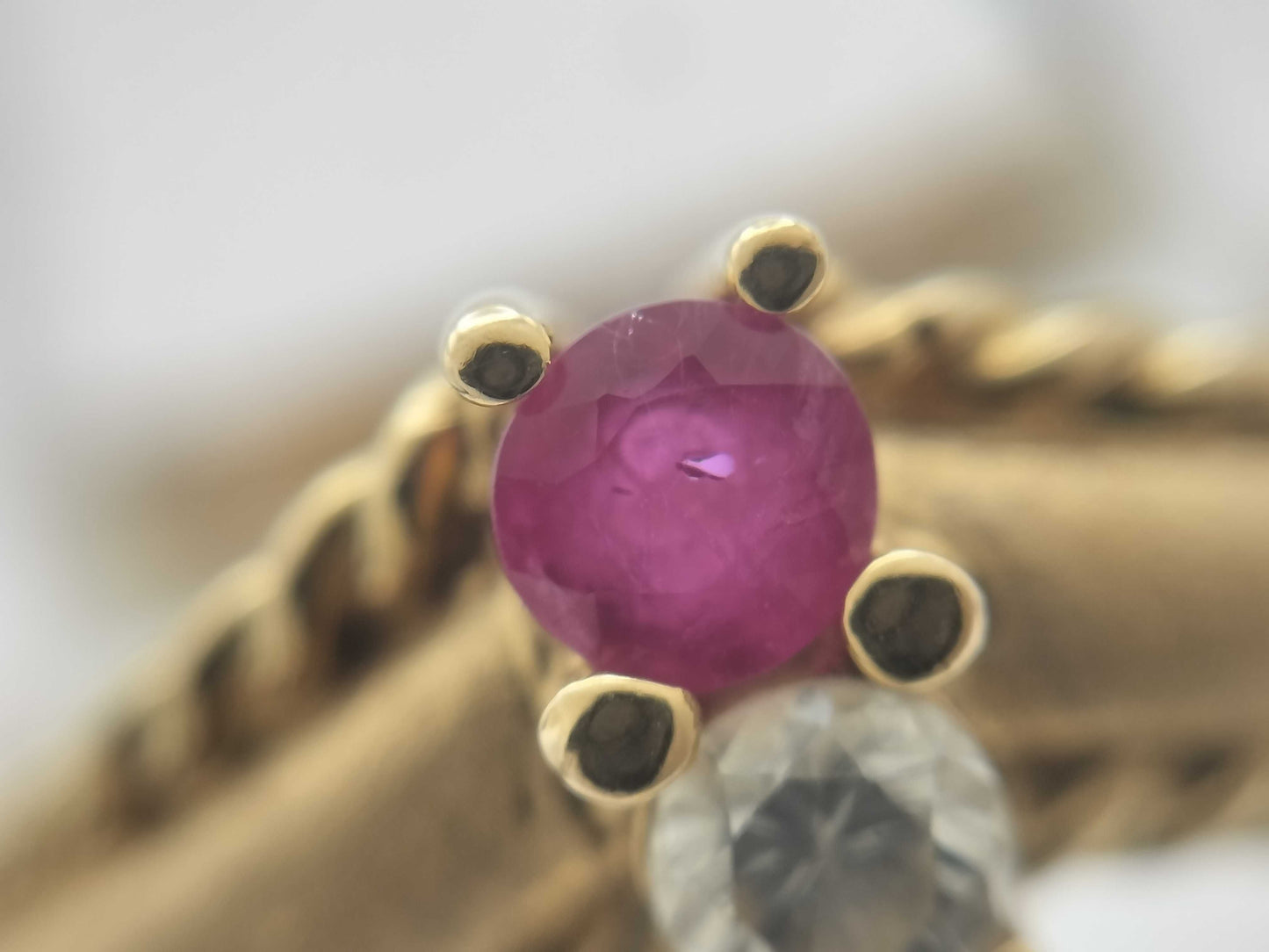 R0.16ct D0.09ct K18 5.9g Ring