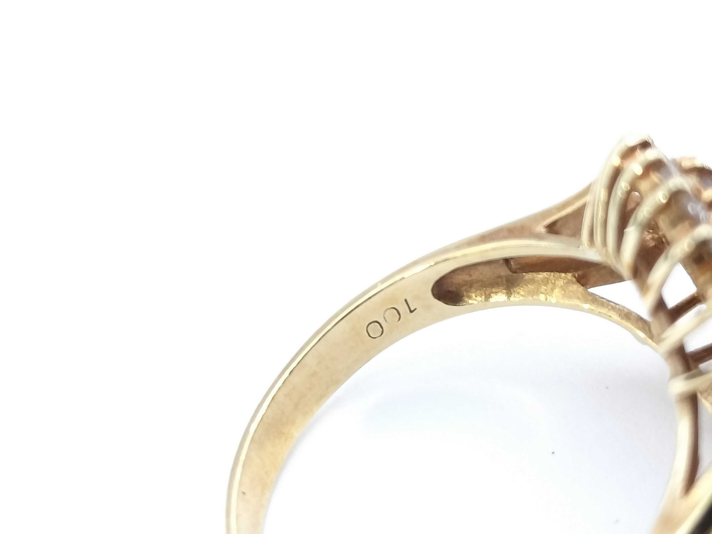 D1.00ct K18 3.9g Ring