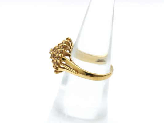 D1.00ct K18 3.9g Ring