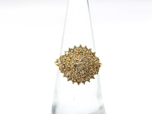 D1.00ct K18 3.9g Ring