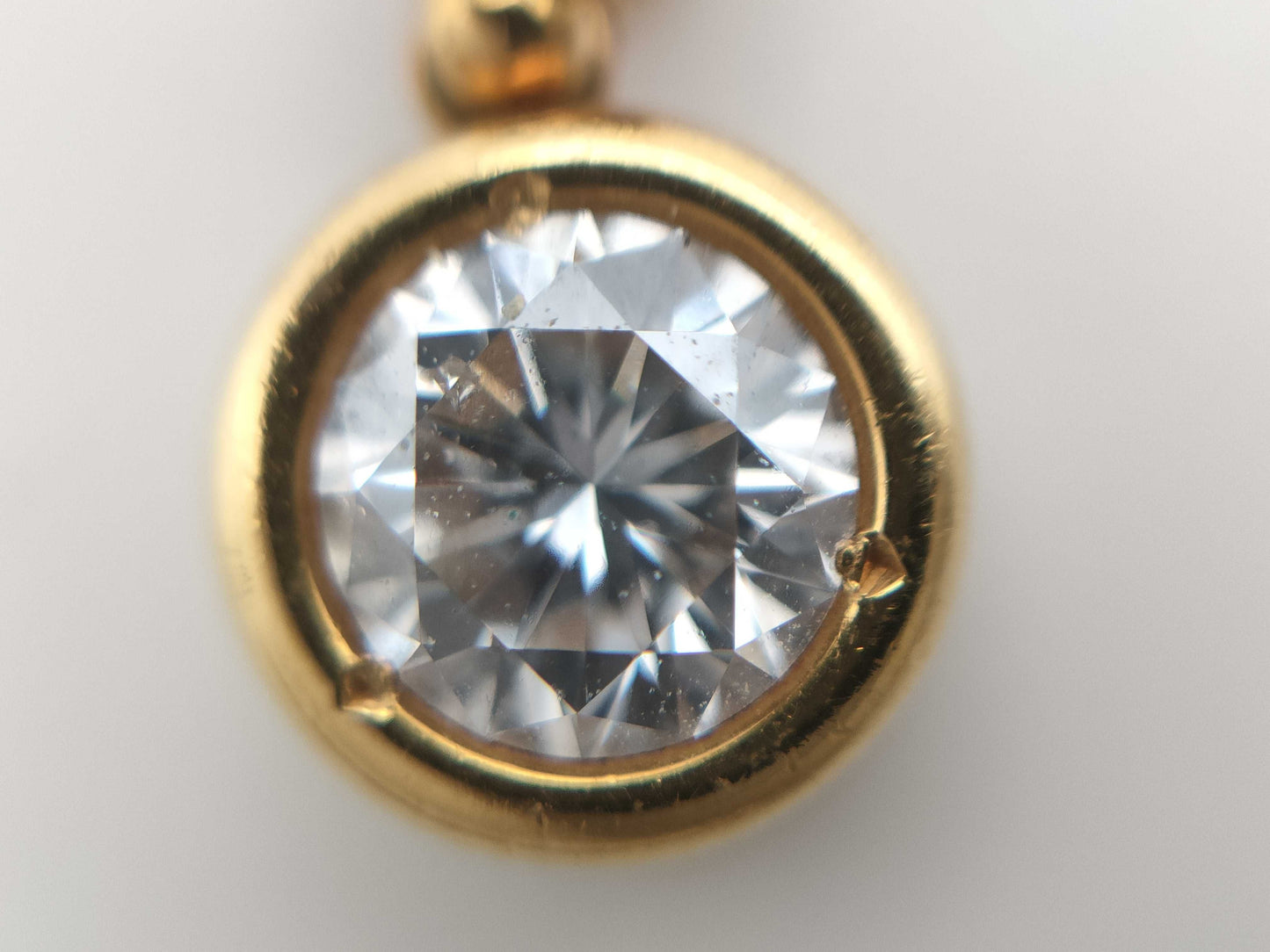 D0.415ct K18 3.9g Necklace
