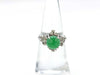Jade 1.91ct Diamond PM900 5.8g Ring