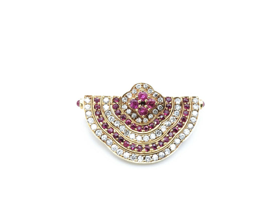 R1.12ct D0.82ct K18 8.9g Pendant Top