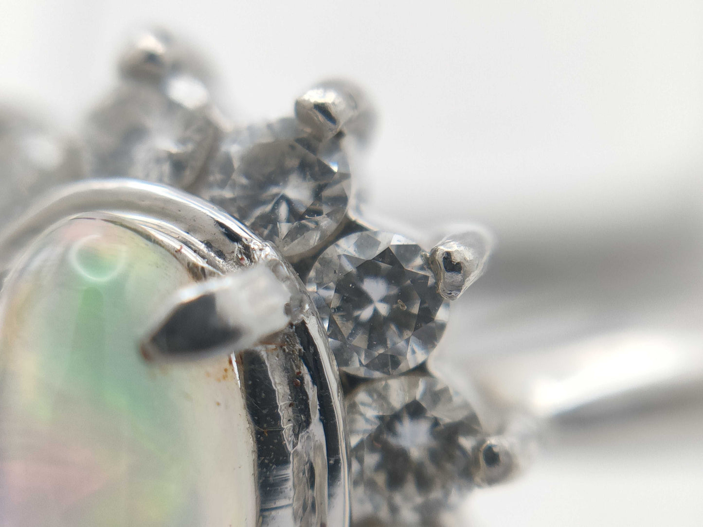 OP0.38ct D0.66ct PT900 5.8g Ring