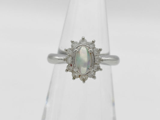 OP0.38ct D0.66ct PT900 5.8g Ring