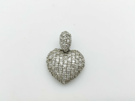 D1.00ct K18WG 2.9g Pendant Top