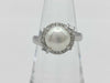 Pearl diameter approx. 8.7mm D0.27ct PT900 8.1g ring