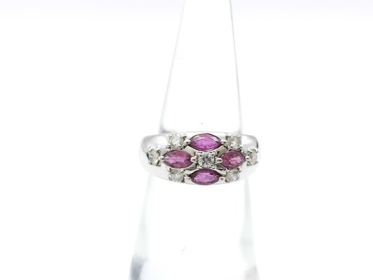 R0.32ct D0.82ct PT900 9.4g Ring