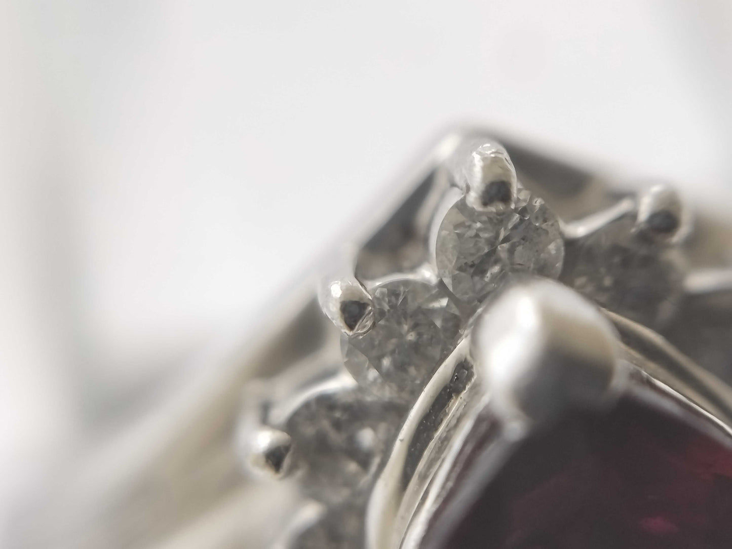 R0.59ct D0.21ct PT850 6.2g Ring