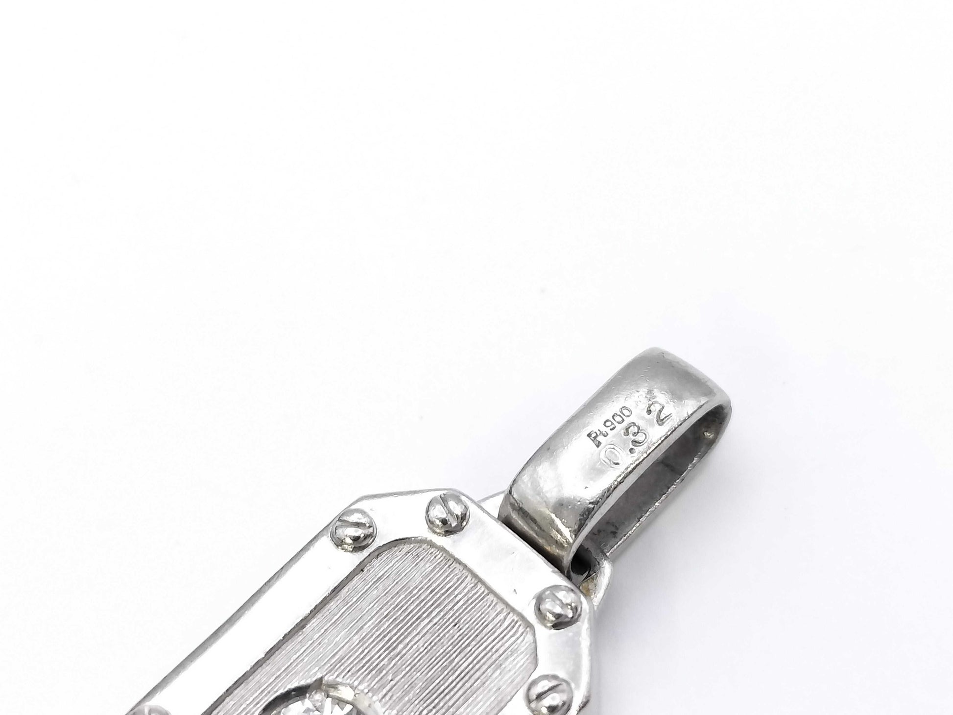 D0.32ct PT900 8.7g Pendant Top