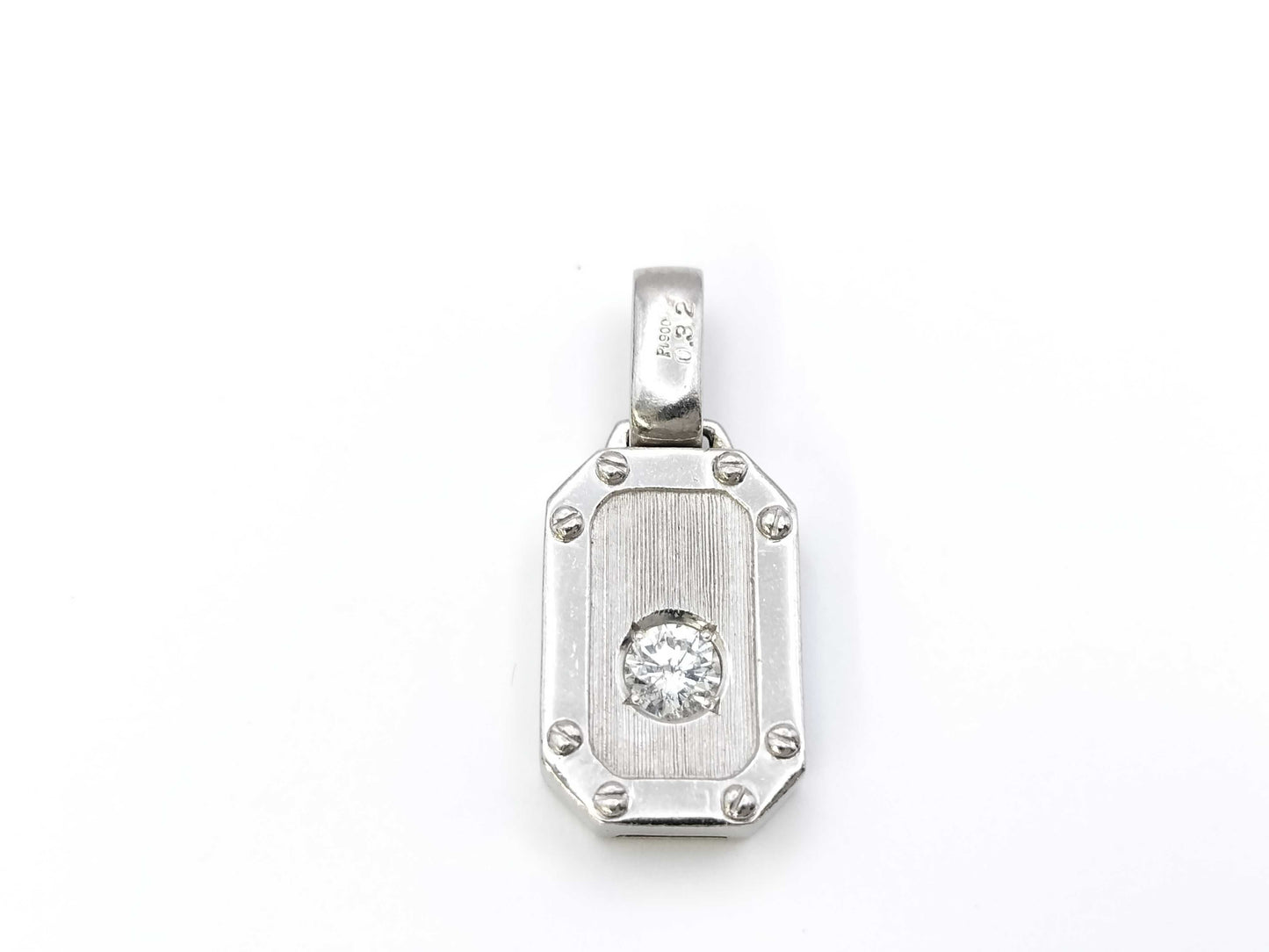 D0.32ct PT900 8.7g Pendant Top