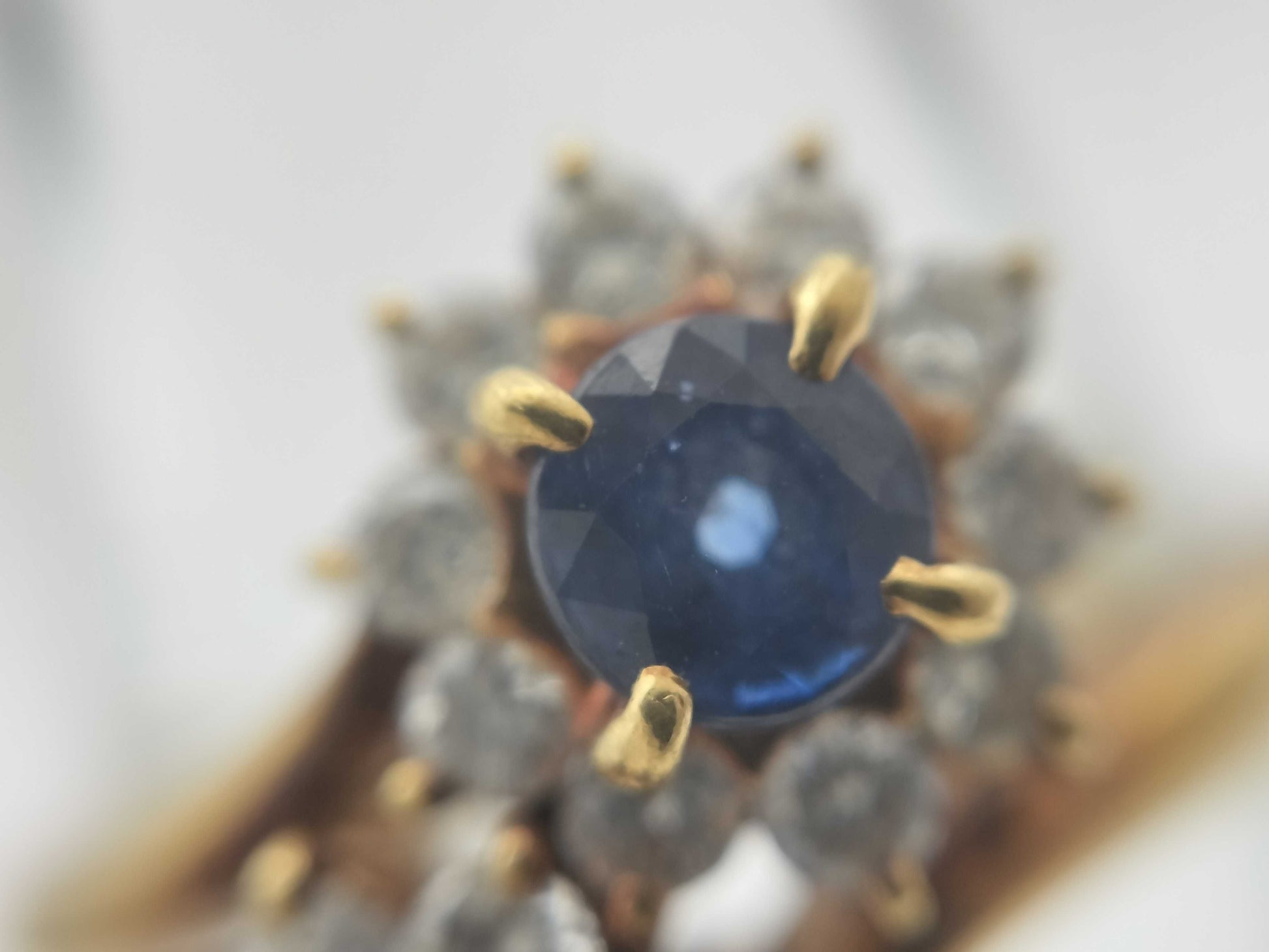 S0.58ct D0.40ct K18 3.9g Ring