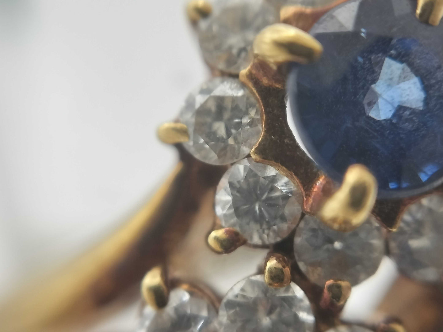 S0.58ct D0.40ct K18 3.9g Ring