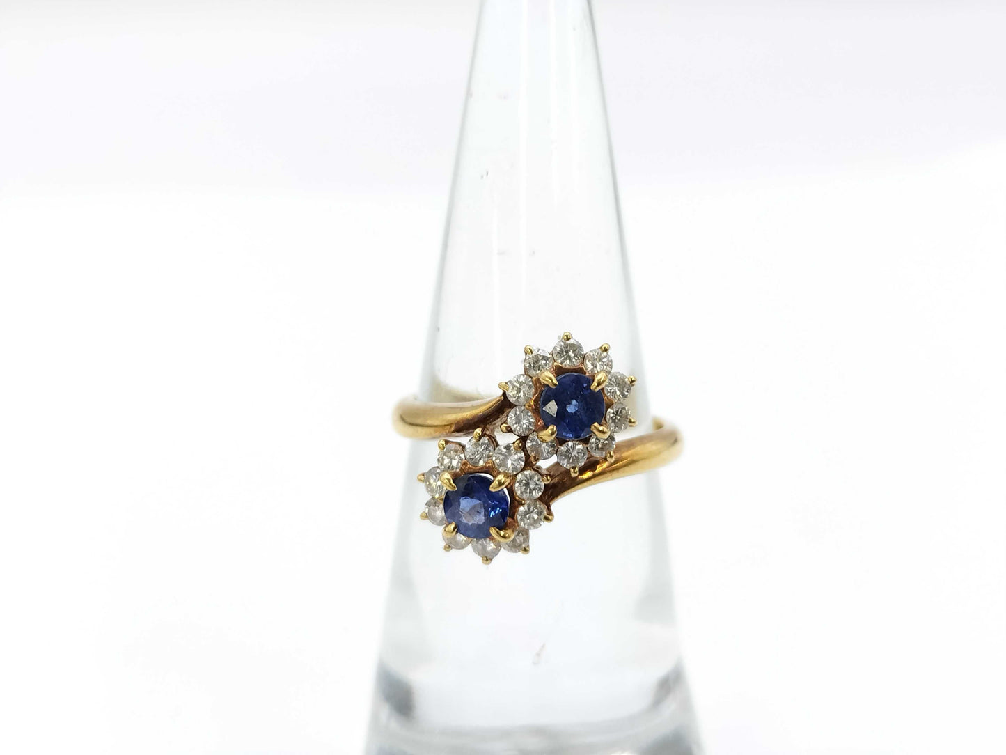 S0.58ct D0.40ct K18 3.9g Ring