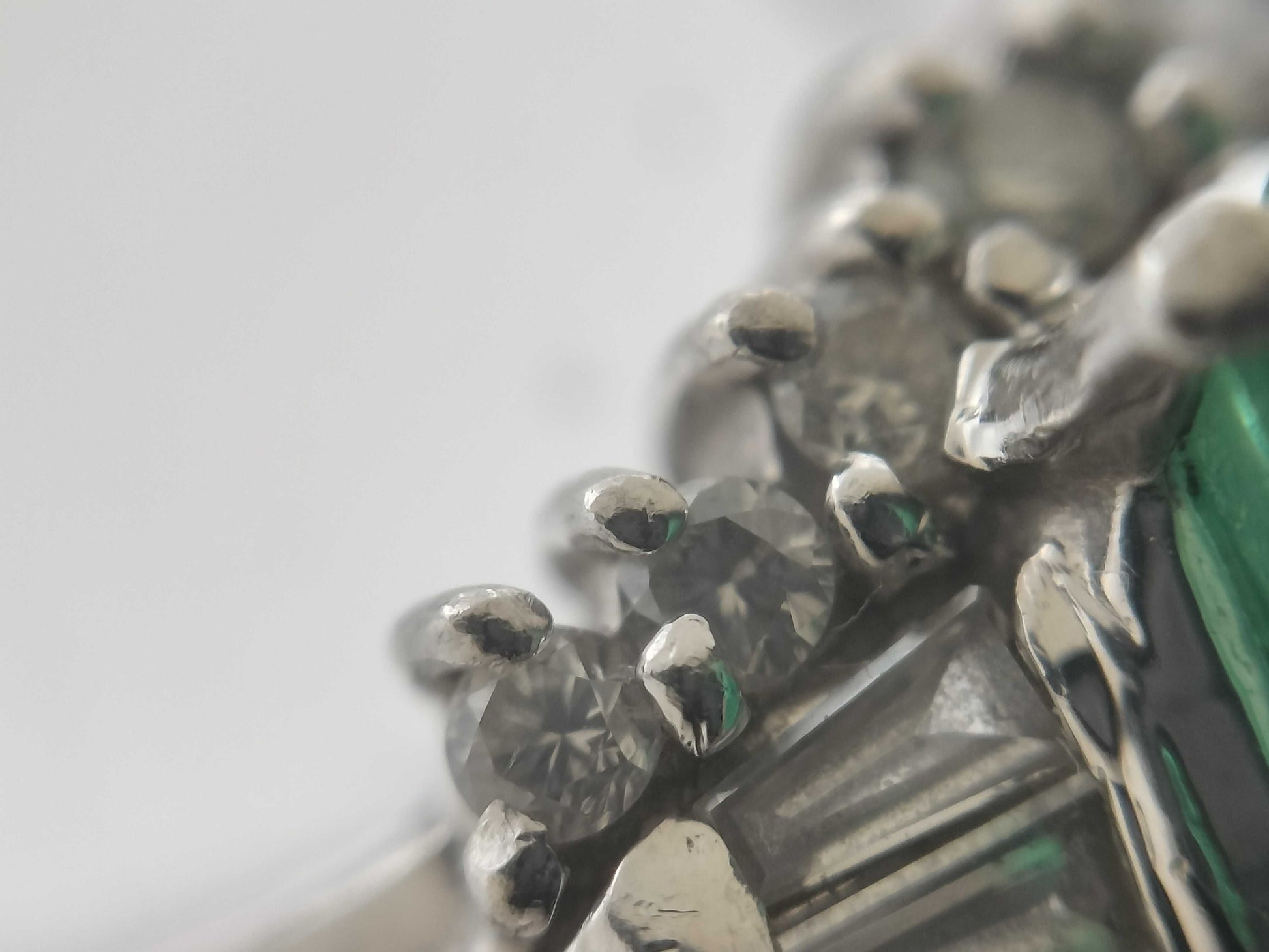 E1.93ct D0.55ct PT900 7.7g Ring