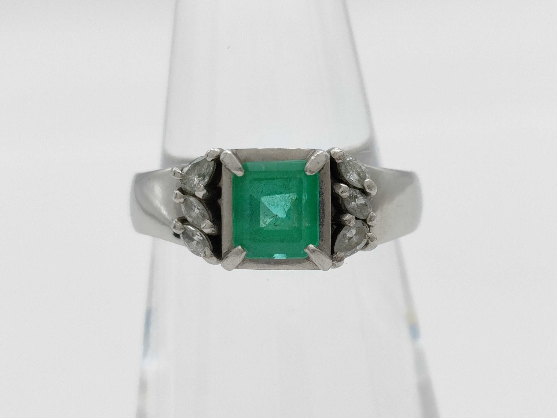 E0.77ct D0.165ct PT900 8.2g Ring
