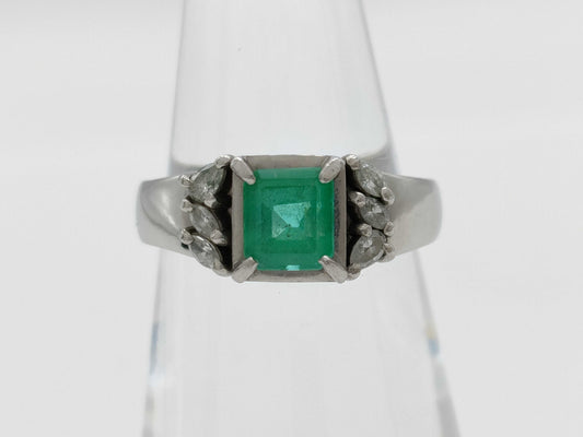 E0.77ct D0.165ct PT900 8.2g Ring