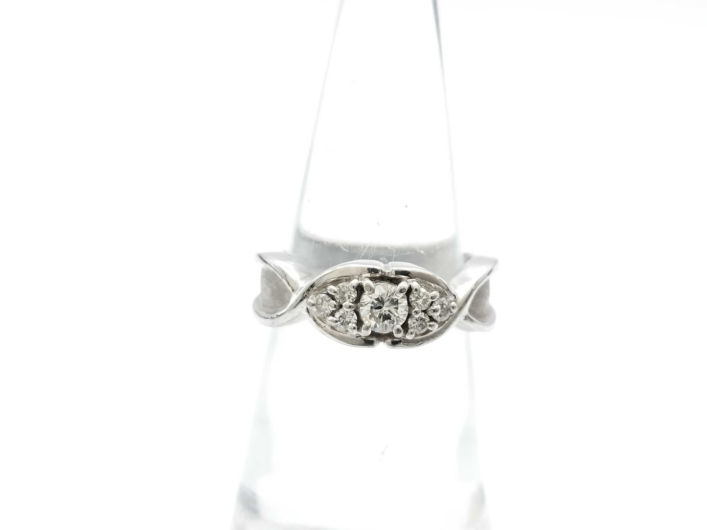 D0.18ct FD0.12ct PT900 8.9g Ring
