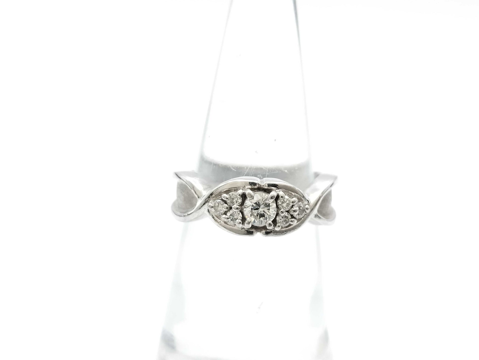 D0.18ct FD0.12ct PT900 8.9g Ring