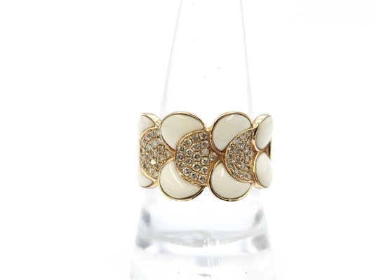 Colored Stone D0.50ct K18 7.0g Ring