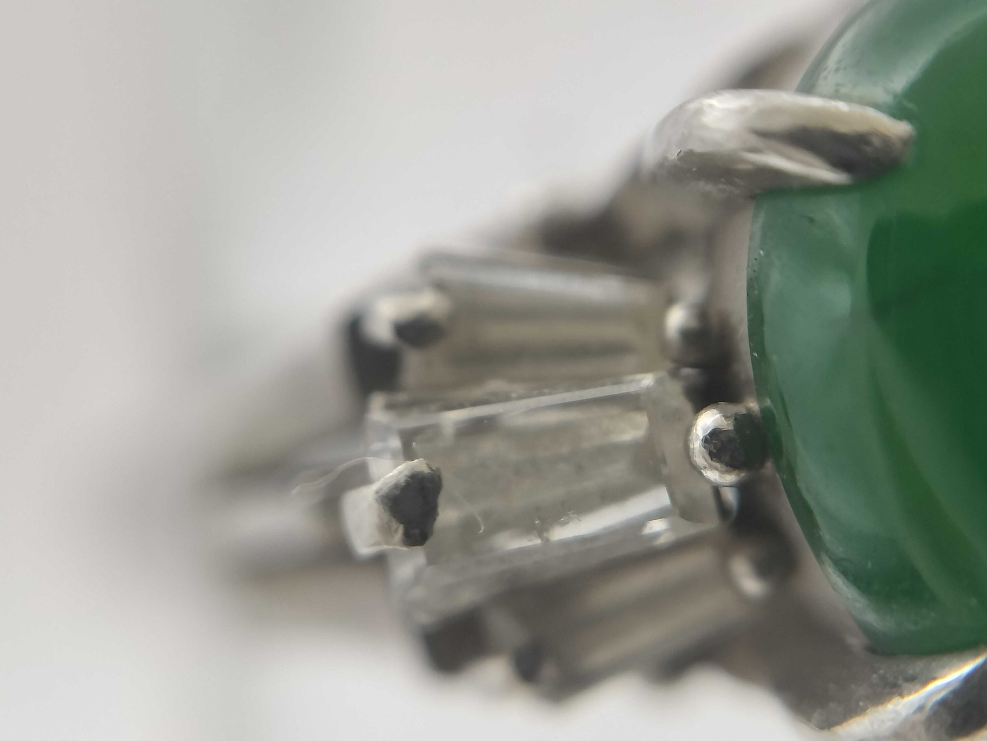 Jade D0.32ct PM900 4.9g Ring