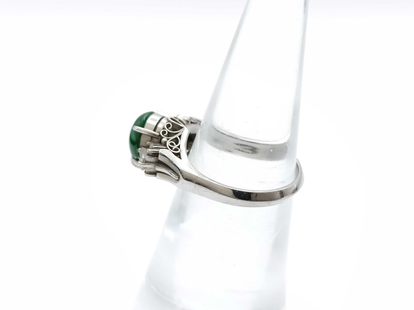 Jade D0.32ct PM900 4.9g Ring