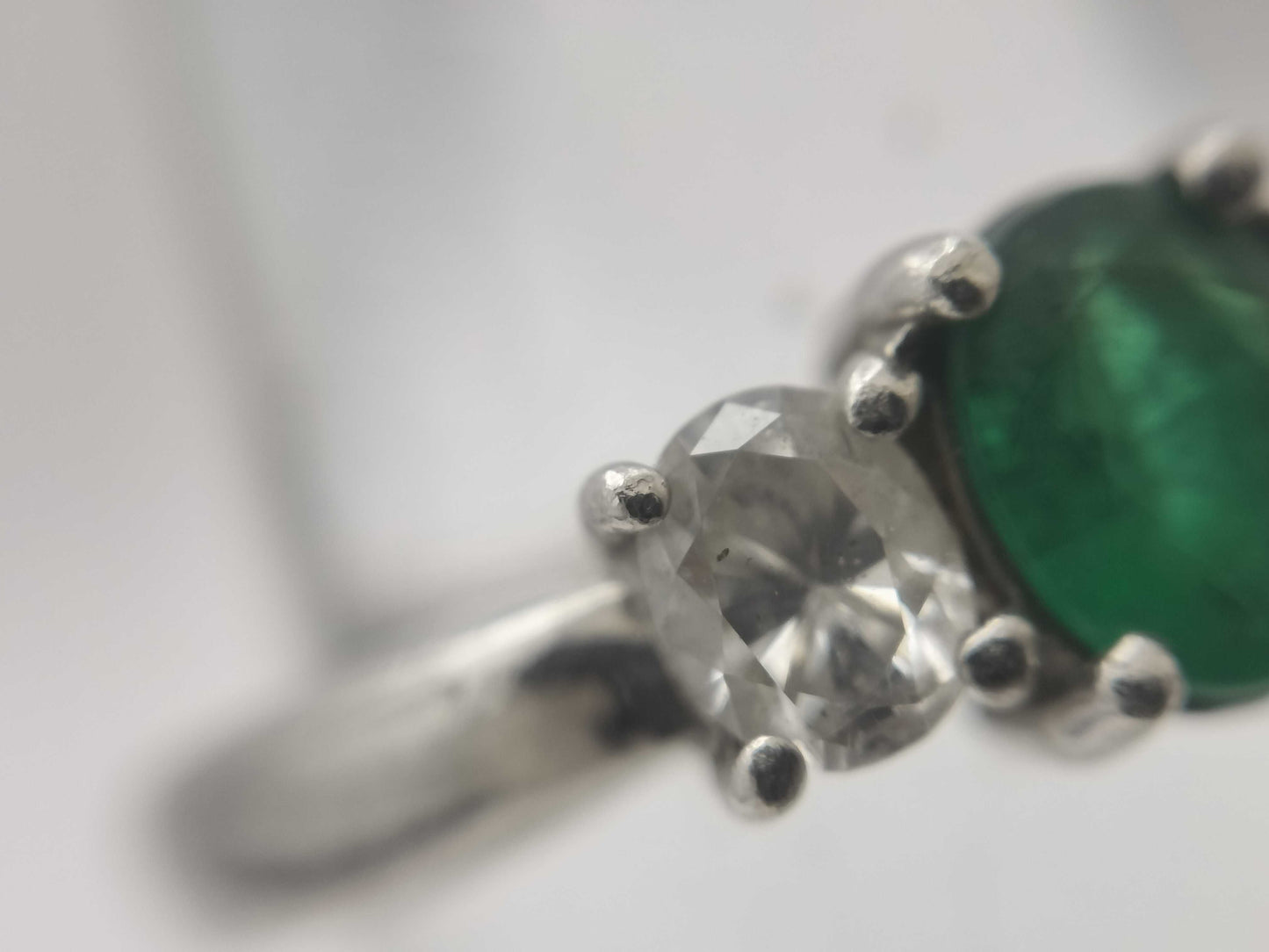 E0.32ct D0.32ct PT900 5.9g Ring