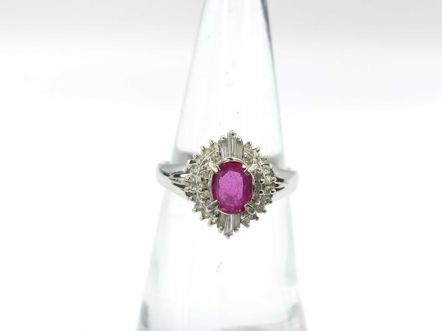 R0.71ct D0.35ct PT900 5.9g Ring