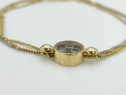R0.07ct S0.06ct D0.05ct K18/PT850 4.4g Bracelet & Bangle