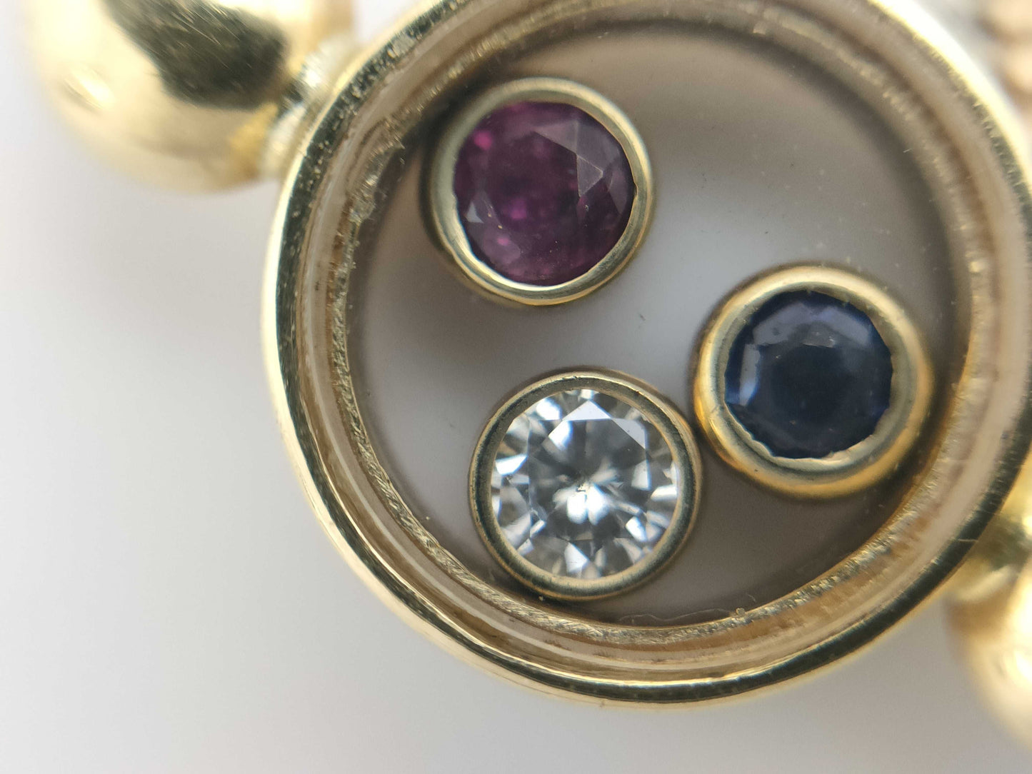 R0.07ct S0.06ct D0.05ct K18/PT850 4.4g Bracelet & Bangle