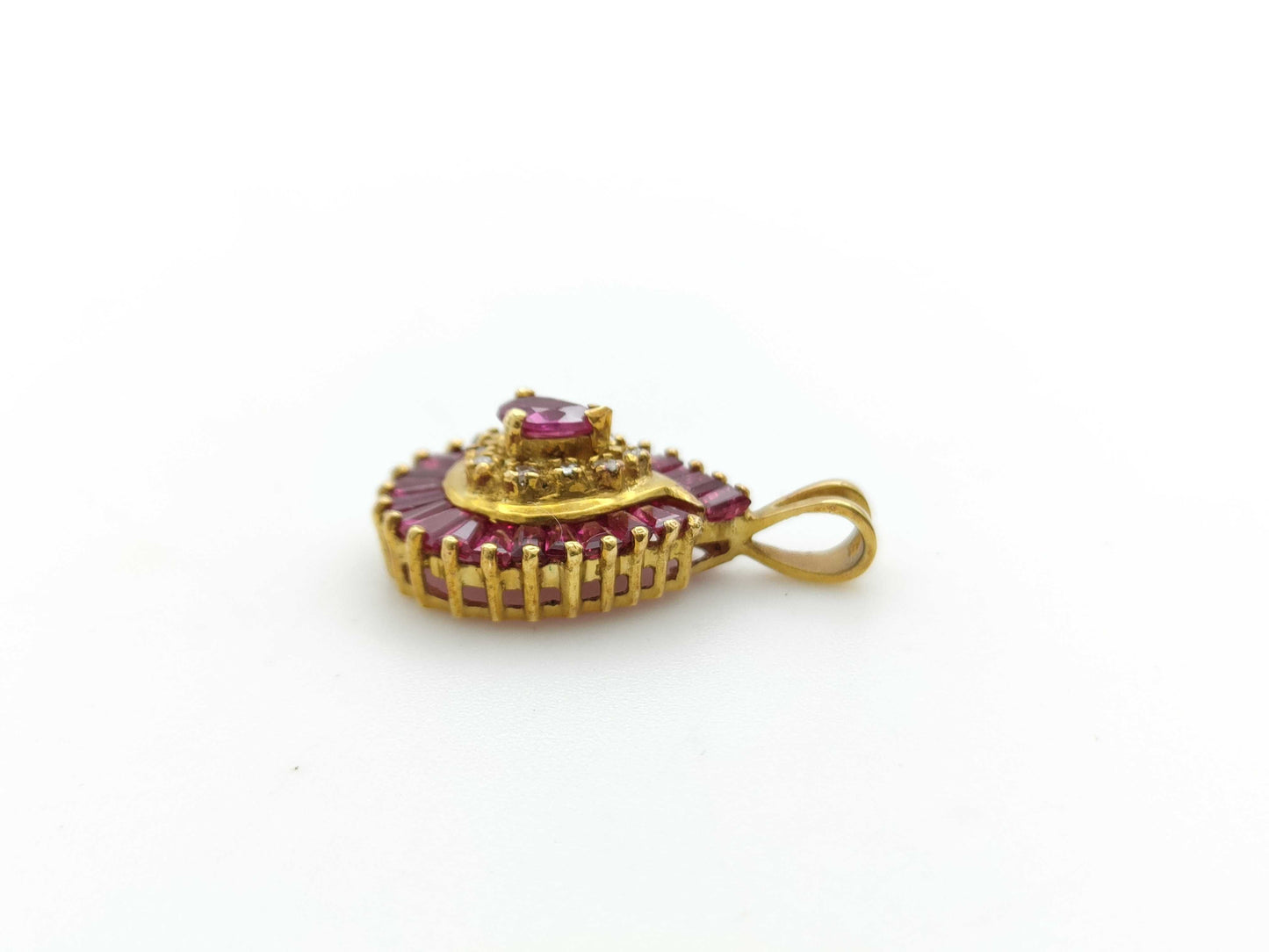 R1.25ct D0.05ct K18 2.5g Pendant Top