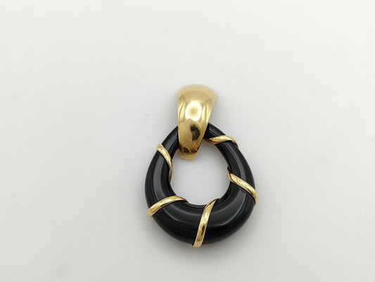 Colored Stone K18 2.6g Pendant Top