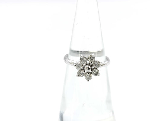 D0.50ct K18WG 2.9g Ring