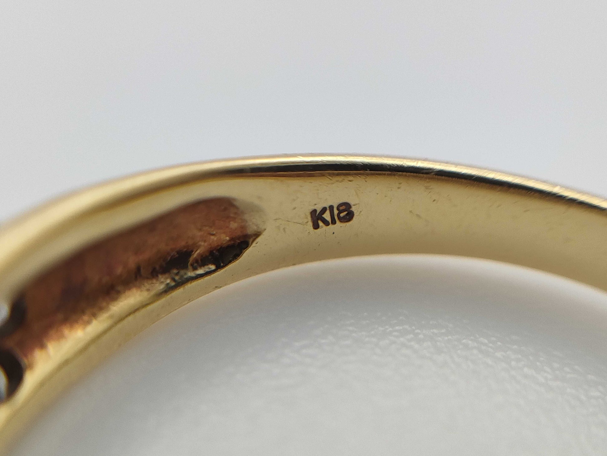 D1.00ct K18 2.9g Ring
