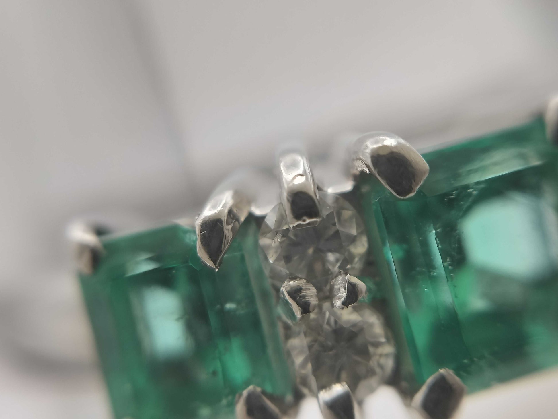 E1.03ct D0.16ct PT900 5.7g Ring
