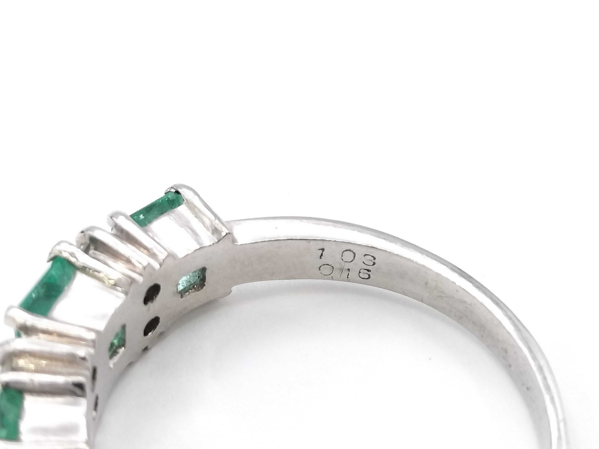 E1.03ct D0.16ct PT900 5.7g Ring