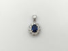 S0.89ct D0.59ct PT900 2.4g Pendant Top