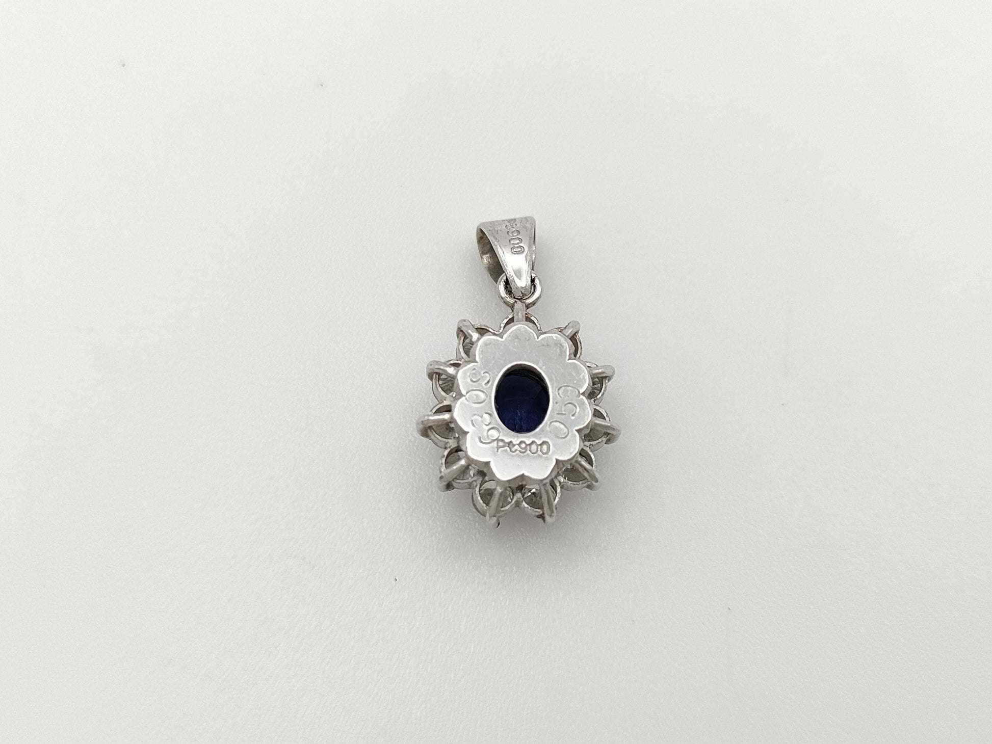 S0.89ct D0.59ct PT900 2.4g Pendant Top