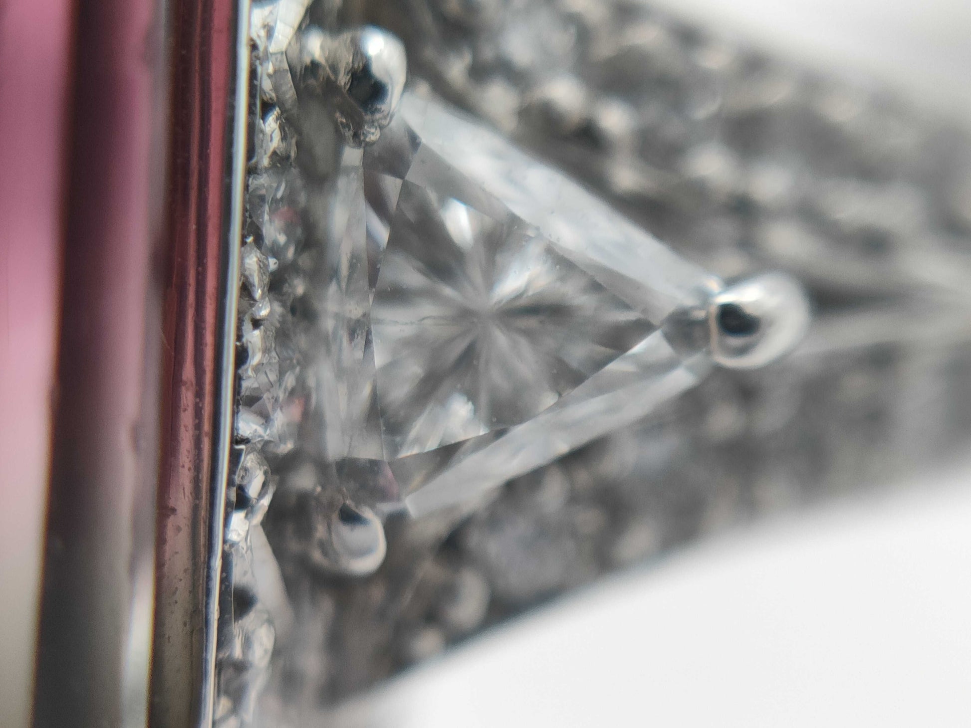 Bicolor Tourmaline 8.70ct D0.52ct PT900 11.4g Ring