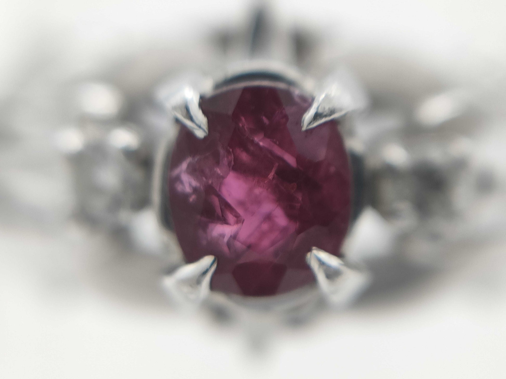 R0.25ct Diamond PT850 3.6g Ring