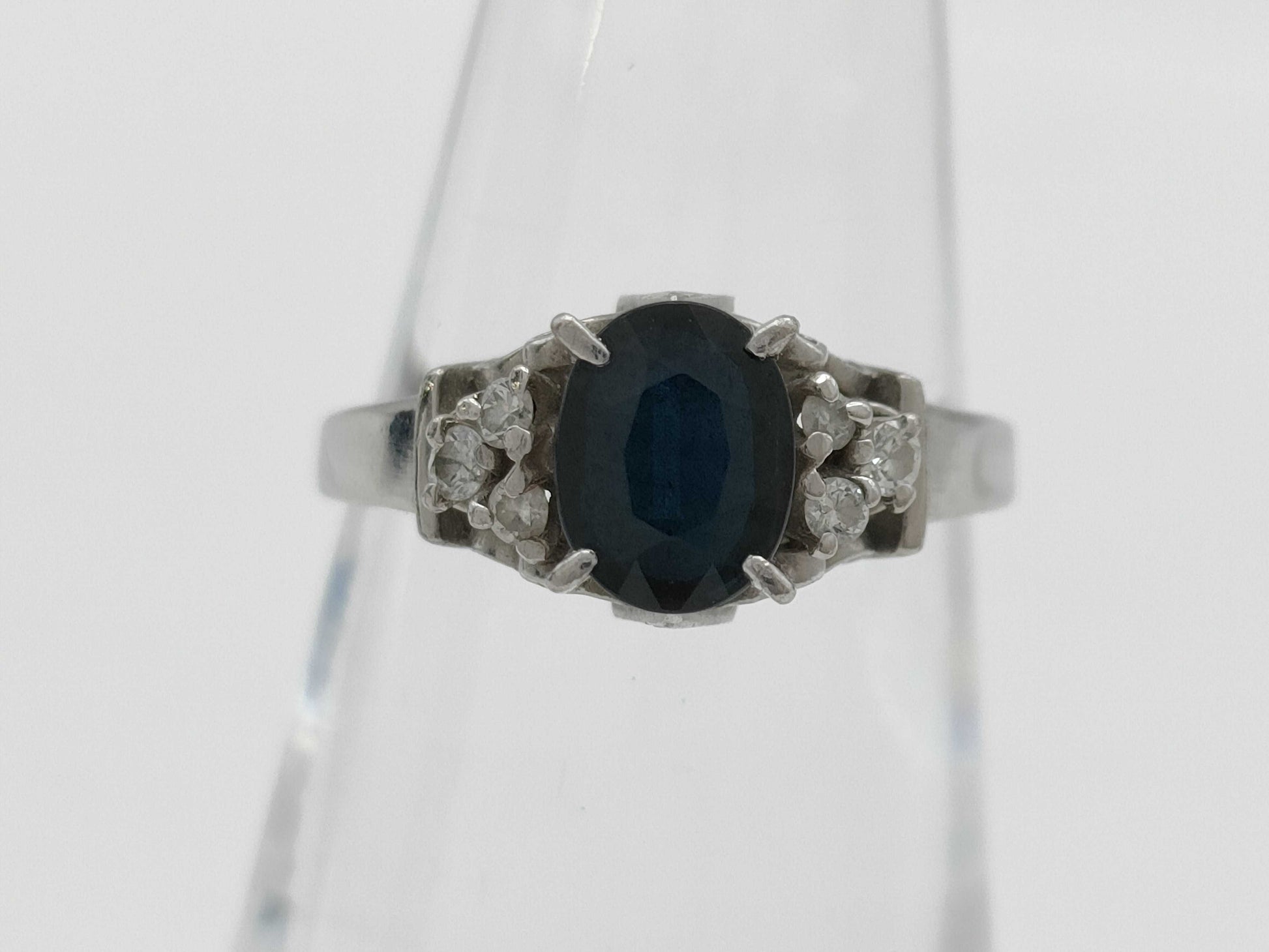 S0.97ct Diamond PT900 4.5g Ring