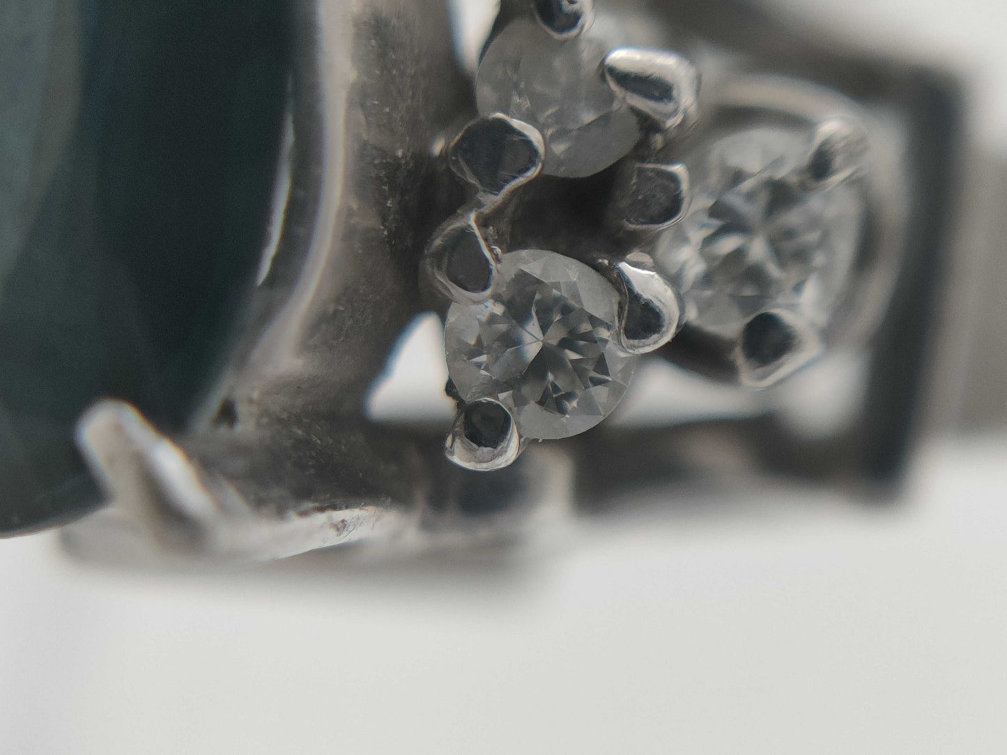 S0.97ct Diamond PT900 4.5g Ring