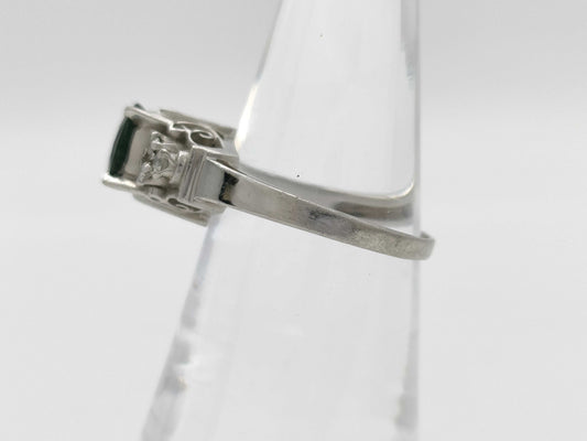 S0.97ct Diamond PT900 4.5g Ring