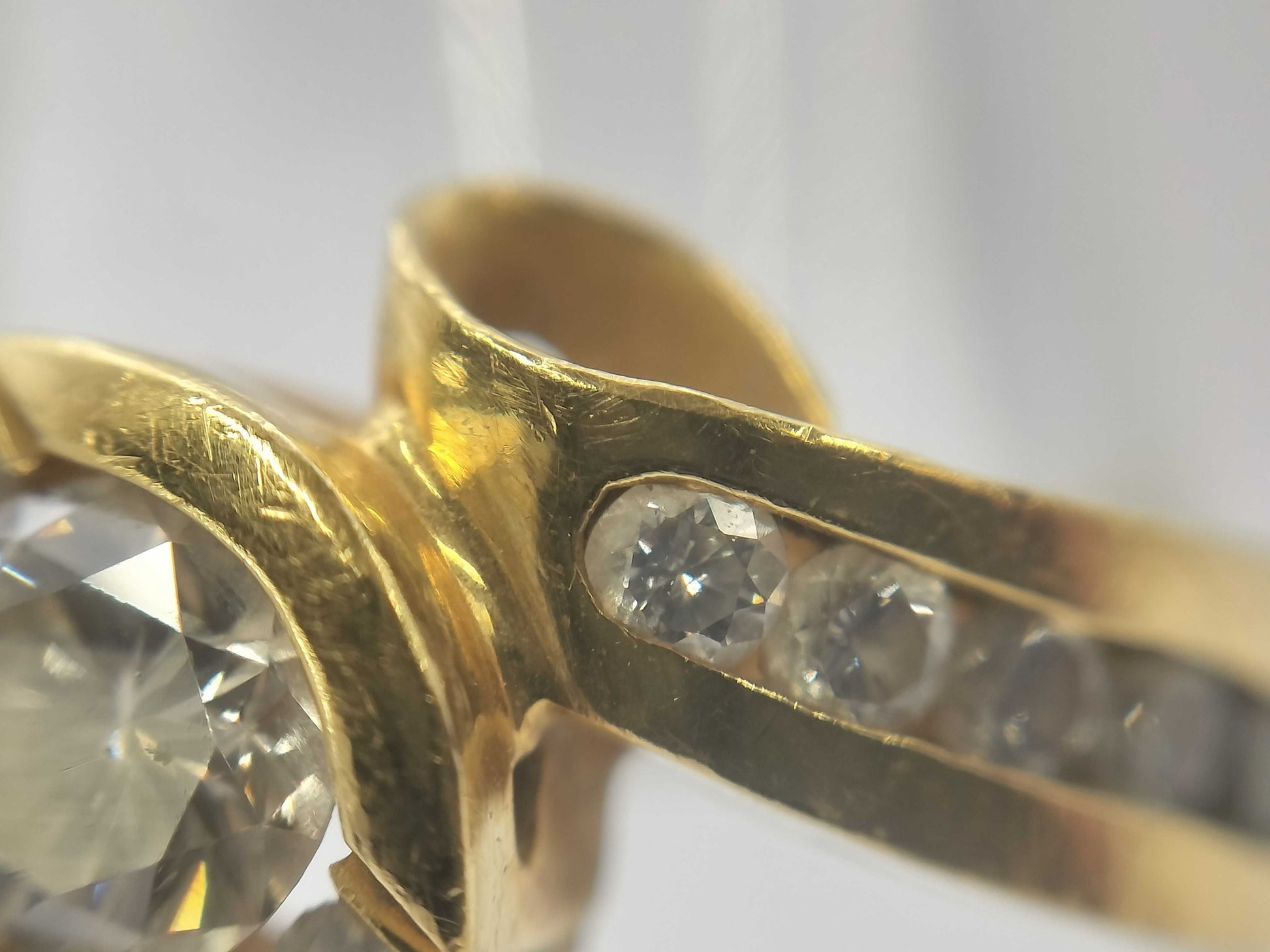 D0.50ct K18/PT900 4.7g Ring